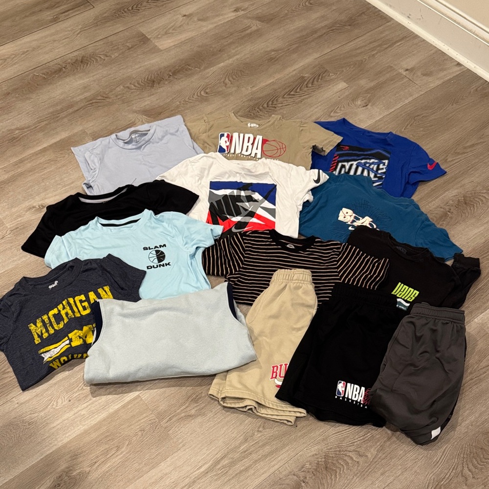 Kids Multi-Color Graphic T-Shirts Bundle